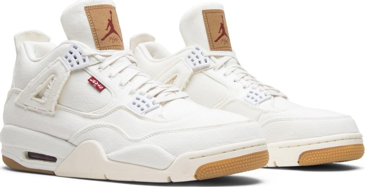 Levi's x Air Jordan 4 Retro 'White Denim'