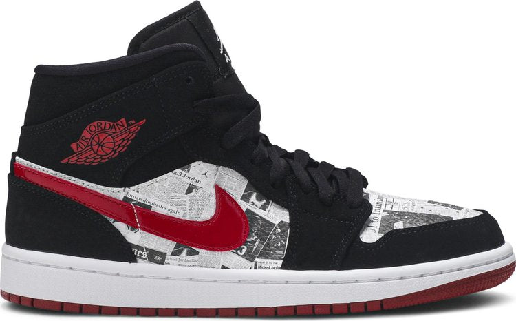 Nike Air Jordan 1 Mid SE 'Newspaper Air Times'