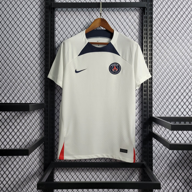 Camisa PSG Treino Branca II 22/23 - Versão Torcedor