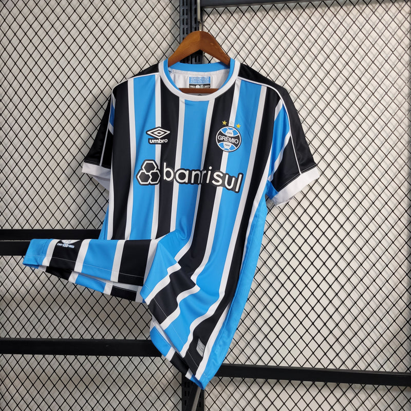 Camisa Grêmio Home 23/24 - Umbro Torcedor Masculina - Lançamento